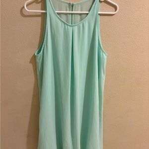 A. Byer Light Green Mint Lace Dress Large Workwear Casual Stylish